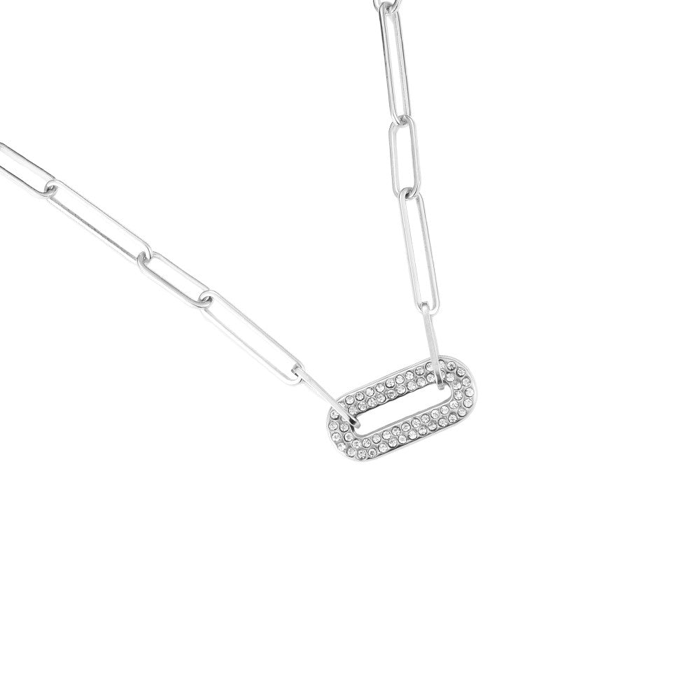CINDY CHAIN DIAMONDS EDELSTAHL KETTE