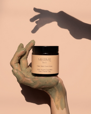 DEEP CLEAN FACIAL MASK - 100% Organic Green Clay